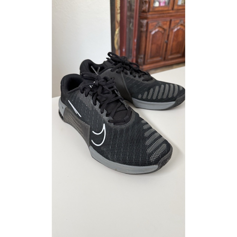 Nike Metcon 9 Mens 7.5 Womens 9 Black Smoke Grey Cross Training DZ2617-001